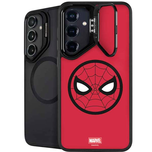 Marvel Spiderman Spiderman Emblem Galaxy S25 Kickstand Case